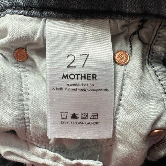 Mother Jeans The Swooner Ankle Zip Static Blue Womens Size 27 Stretch Comfort - Picture 2 of 11